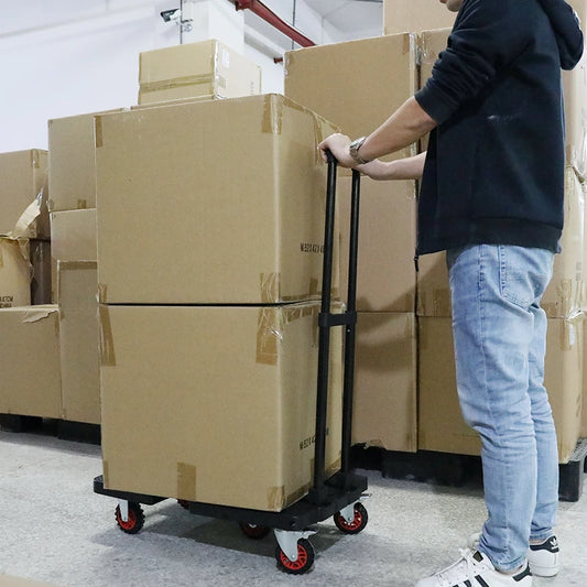 Carry Mobility Cart Dolly Folding Trolley Furniture Moving Tool Camping Trolley Hand Cart