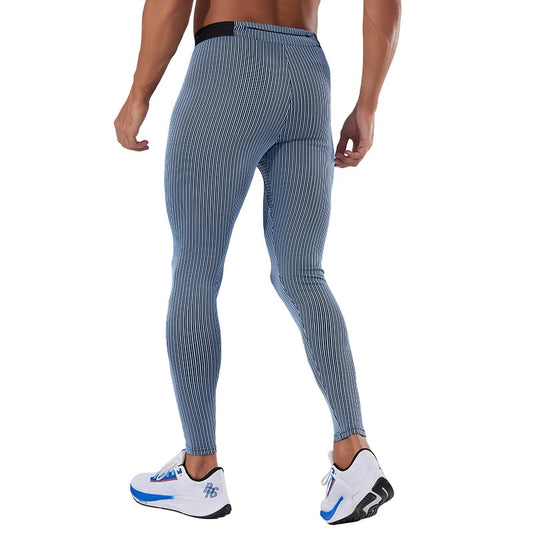 Men's Skinny Fit Breathable Warm-Up Pants for Basketball Football Jogging Clothes Muscle Protection for Adults for Spring Season