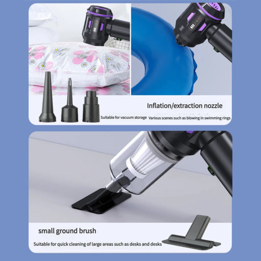 17000Pa Powerful Suction Wireless Mini Handheld Vacuum Cleaner Cordless Portable Car Vacuum Cleaner with Air Blower