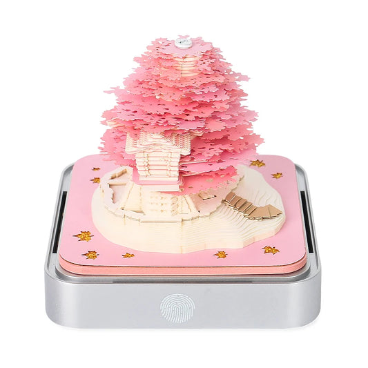 Valentine's Day New Design Love Castle 3D Memo Pad Custom Calendar Sticky Notes Paper Carving Art Notepad Gift Items for Girls
