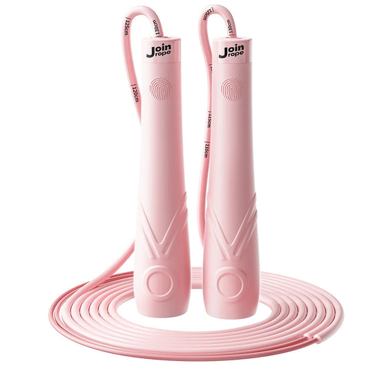 Anti-Shake Dual Bearings Segmented Speed Jump Rope, Quick Adjust Length Skipping Rope with Silicone Grip for Kids Training