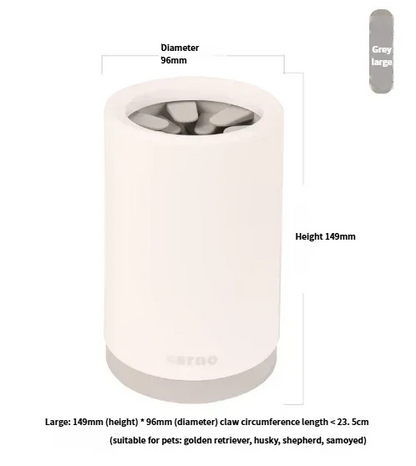 Dog Paw Washer Paw Cleaning Cup Plastic Eco-friendly Bath Basin 250ml Modern Puppy Pet Supplies Collection