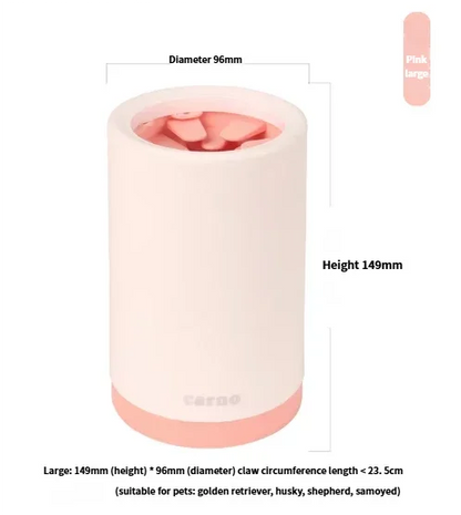 Dog Paw Washer Paw Cleaning Cup Plastic Eco-friendly Bath Basin 250ml Modern Puppy Pet Supplies Collection