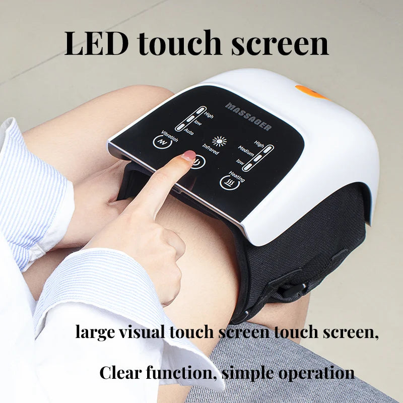 Physiotherapy Thermal Electric Knee Vibrate Pain Relief  Machines Treatment Heating Heat Knee Massager