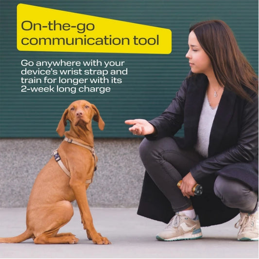 Handheld Ultrasonic Dog Trainer Repeller Pet Anti Barking Repeller Stop Bark Training Ultrasonic Control Device With LED Light