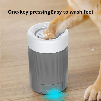 Dog Paw Washer Paw Cleaning Cup Plastic Eco-friendly Bath Basin 250ml Modern Puppy Pet Supplies Collection