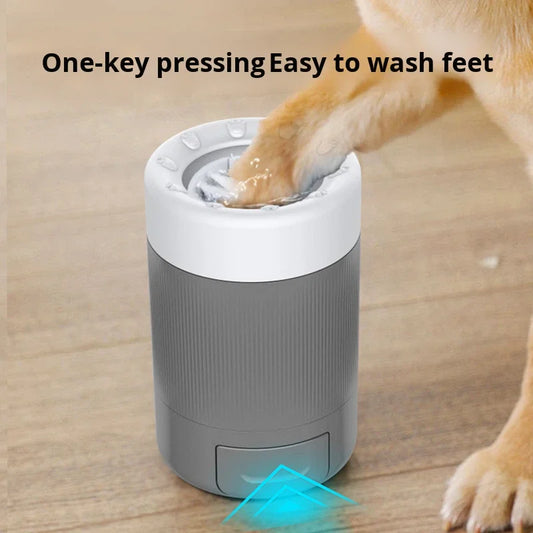 Dog Paw Washer Paw Cleaning Cup Plastic Eco-friendly Bath Basin 250ml Modern Puppy Pet Supplies Collection