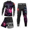 MMA Grappling Unisex Gym BJJ Rash Guard Sets Compression Sets