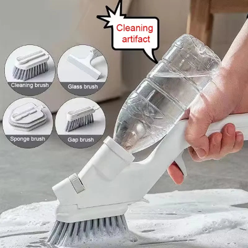 Kitchen Bathroom Replacement Spare Parts Water Spray Brush Scrubber Brushes Set Window Cleaning Tools Gap Cleaning Brush