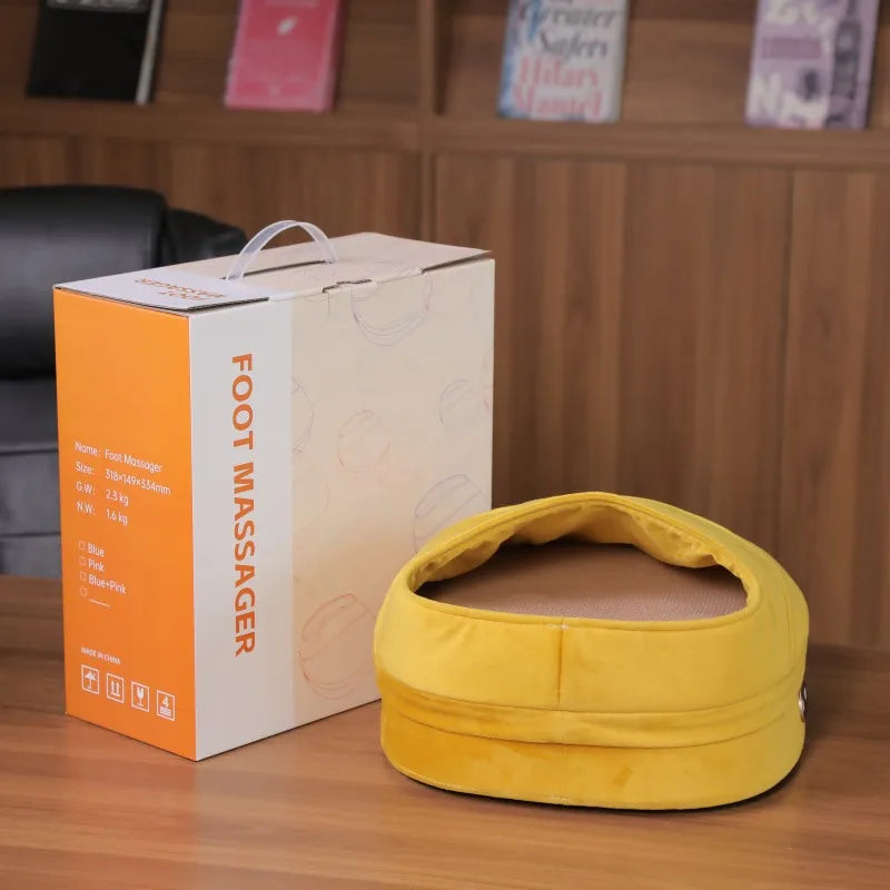 Electric Wireless Shiatsu Vibration With Roller Therapy Health Care Control Improve Blood Circulation Foot Massager