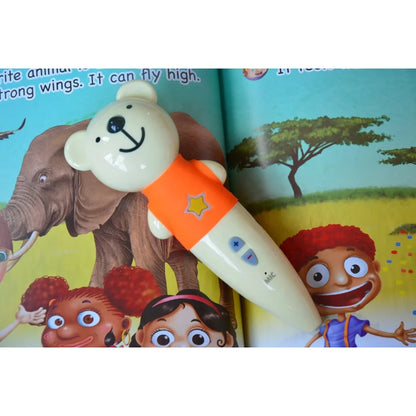 Classroom English Learning Reading Pen Educational Toy 20 Books Battery for Ages 3-12-Word Sentence Dialogue Song Practice