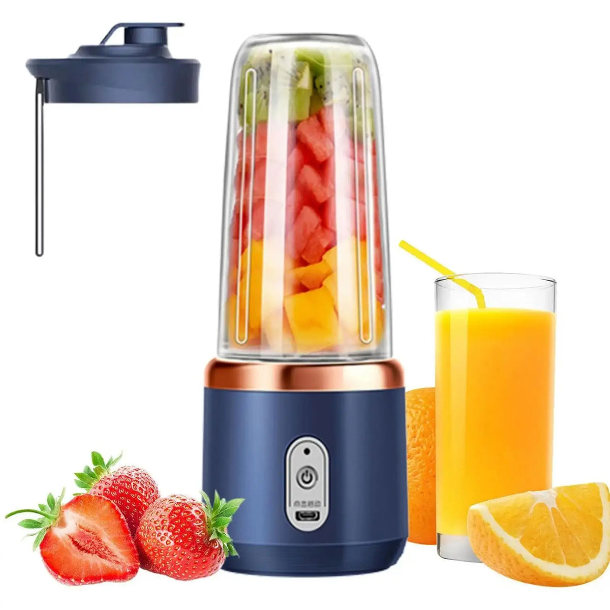 400ml Usb Rechargeable Electric Personal Portable Blender for Fresh Juice