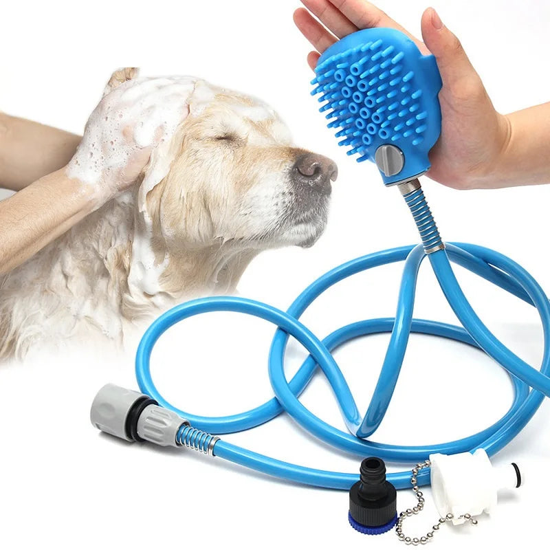 2025 Custom Pet Grooming Supplies Dog Cat Rubber Massage Shower