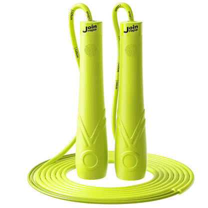Anti-Shake Dual Bearings Segmented Speed Jump Rope, Quick Adjust Length Skipping Rope with Silicone Grip for Kids Training