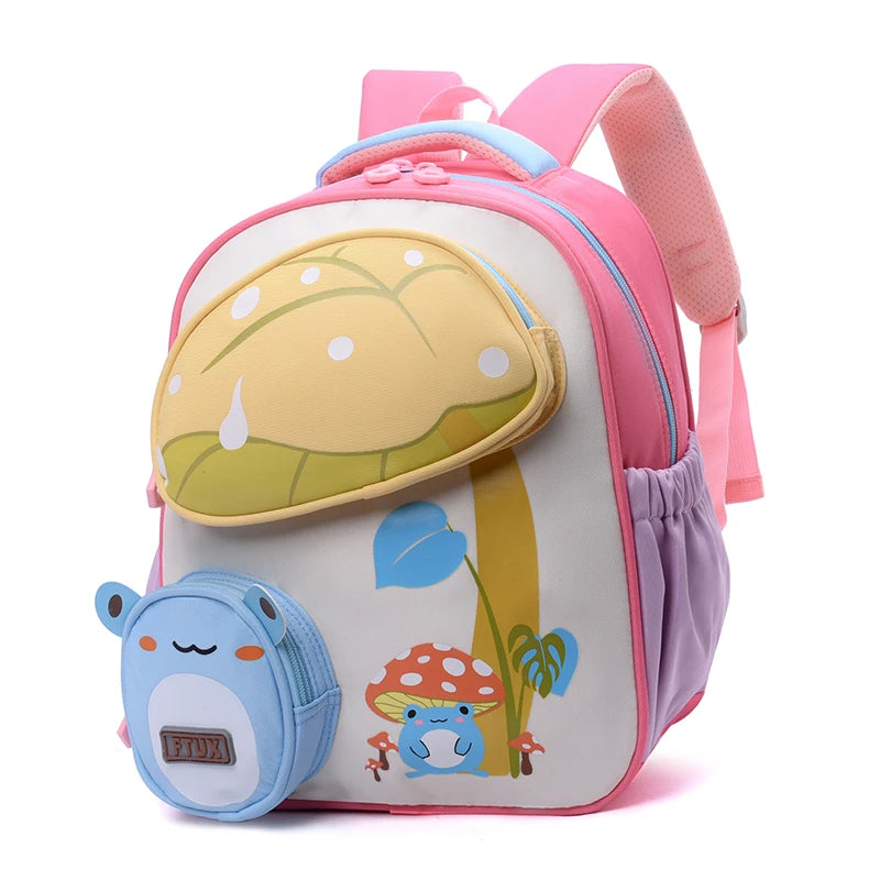 Children's School Bag Cute Kindergarten Backpack Cartoon Design Boys and Girls