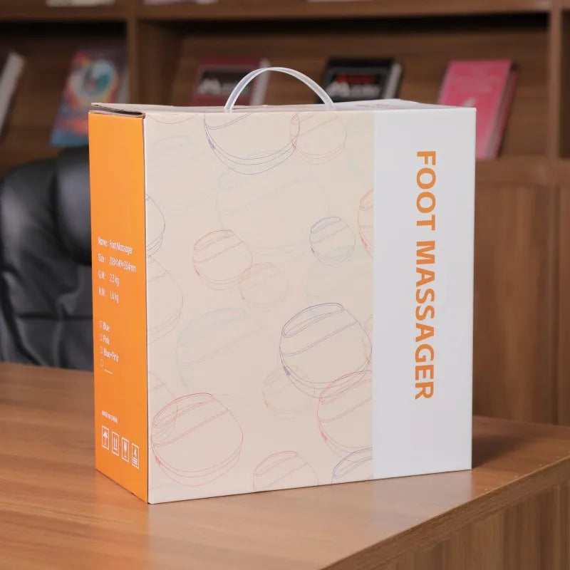 Electric Wireless Shiatsu Vibration With Roller Therapy Health Care Control Improve Blood Circulation Foot Massager