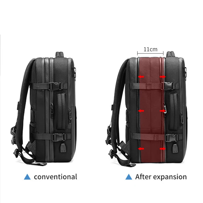 Large Capacity  Backpack Multi-Functional Business Vacuum Travel Backpack Oxford Cloth Dry and Wet Separation Travel Bag