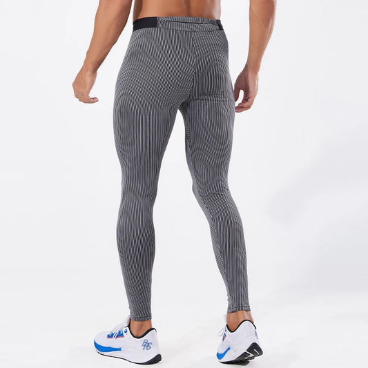 Men's Skinny Fit Breathable Warm-Up Pants for Basketball Football Jogging Clothes Muscle Protection for Adults for Spring Season