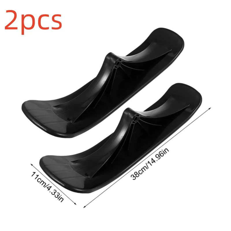 2pcs Outdoor Fold Skateboard Attachment Sand Scooter Conversion Kit for Ski Snow Scooter Sled Targeted for Active Outdoor Sports