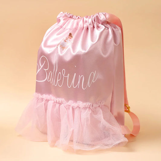 New Designs 4-Color Bag for Girls Children Shinning School Backpacks Girls Drawstring Dancing Bag