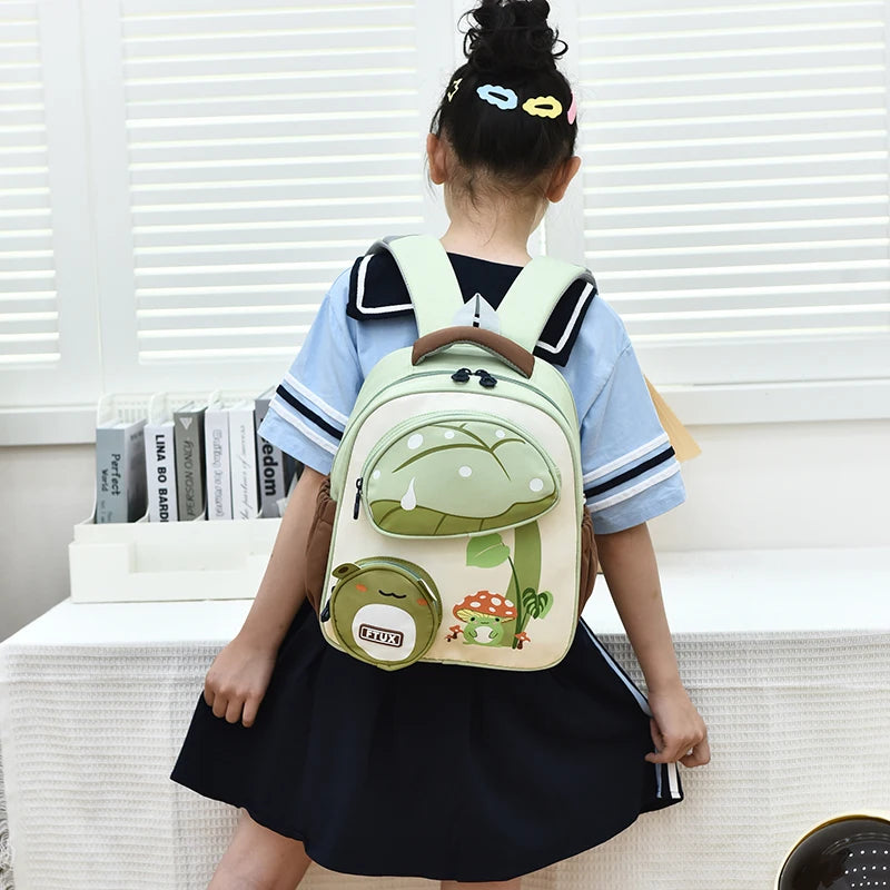 Children's School Bag Cute Kindergarten Backpack Cartoon Design Boys and Girls