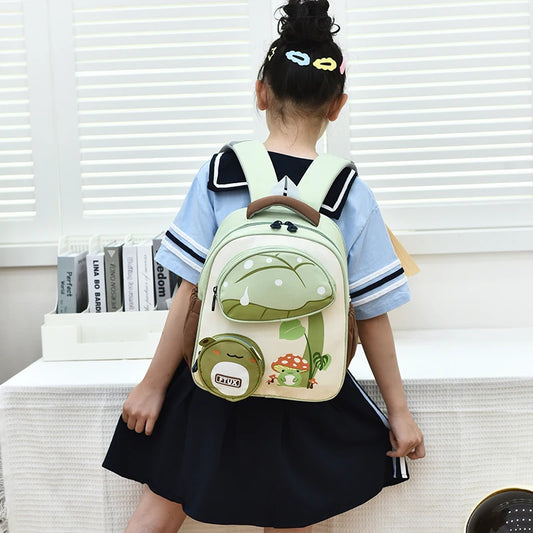 Children's School Bag Cute Kindergarten Backpack Cartoon Design Boys and Girls