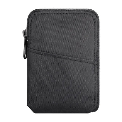 RFID Blocking Card Wallet Coin Pouch Zipper Card Holder Pouch Holds 12-20 Cards and Cash