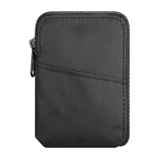 RFID Blocking Card Wallet Coin Pouch Zipper Card Holder Pouch Holds 12-20 Cards and Cash