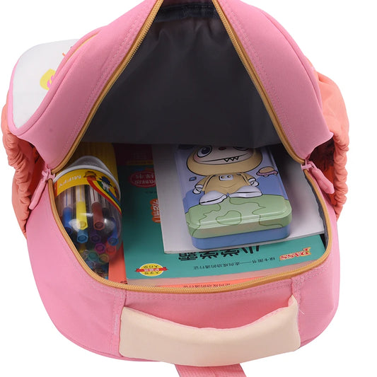 Children's School Bag Cute Kindergarten Backpack Cartoon Design Boys and Girls