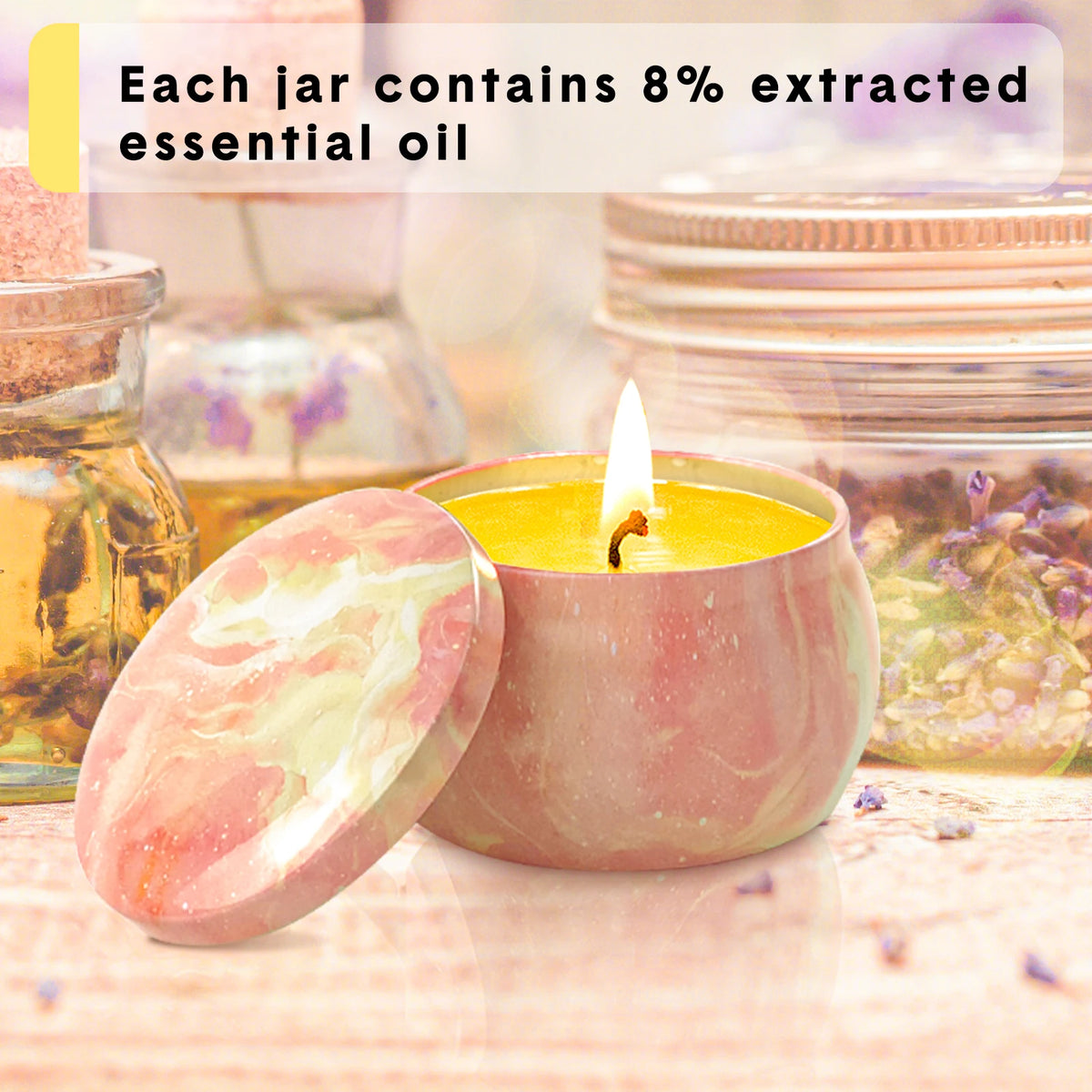 Set of Luxury Essential Oil Soybean Wax