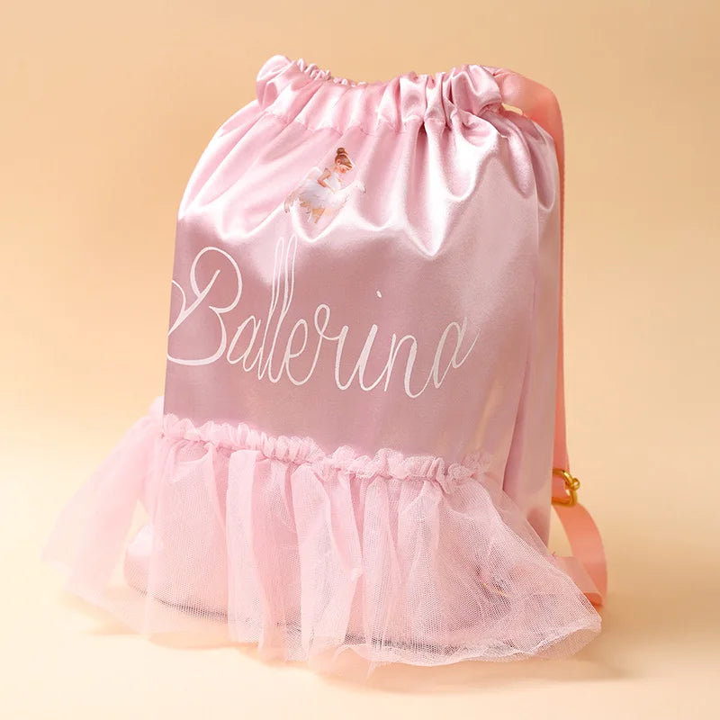 New Designs 4-Color Bag for Girls Children Shinning School Backpacks Girls Drawstring Dancing Bag