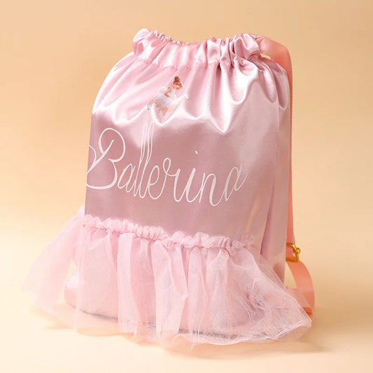 New Designs 4-Color Bag for Girls Children Shinning School Backpacks Girls Drawstring Dancing Bag