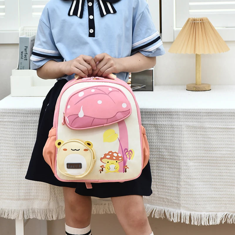 Children's School Bag Cute Kindergarten Backpack Cartoon Design Boys and Girls