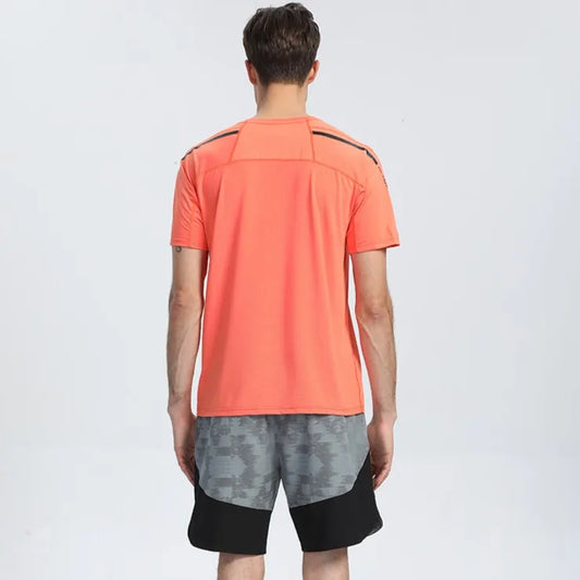 Workout Shirts for Men Short Sleeve Moisture Wicking Quick Dry Active Athletic Men's Gym Performance T Shirts