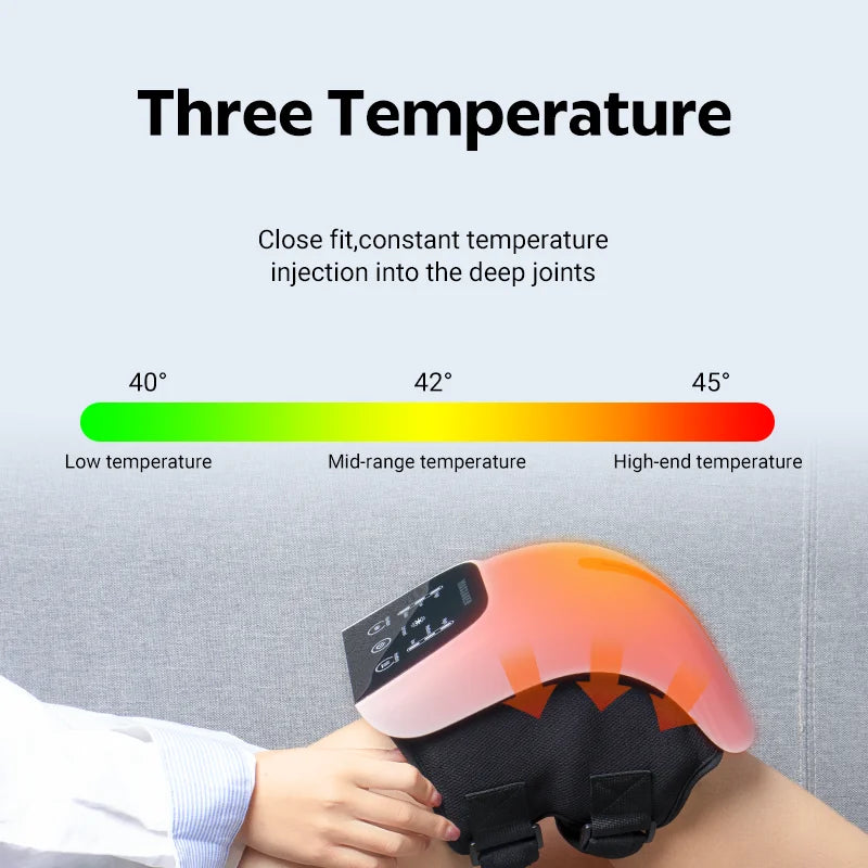Physiotherapy Thermal Electric Knee Vibrate Pain Relief  Machines Treatment Heating Heat Knee Massager