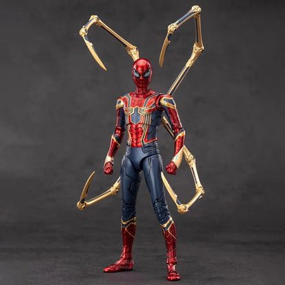 2026 New ZT Toys Original Genuine Spider Man Marvel Iron Spider-Man 2.0 1/10 Action Figures Movable Joints 18cm 7 in