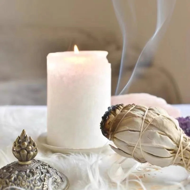 Xanadu 4 Inch 11g Aromatic Unique Handmade Drumstick Shape California White Sage Organic Burning Incense Bundles