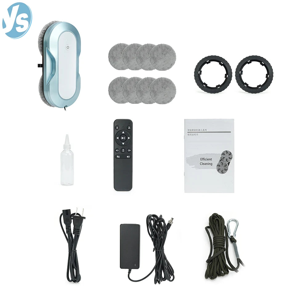 High Efficiency Deep Window Cleaning Robot Fully Automatic Household Glass Cleaning Tool Window Cleaning Machine