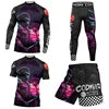 MMA Grappling Unisex Gym BJJ Rash Guard Sets Compression Sets