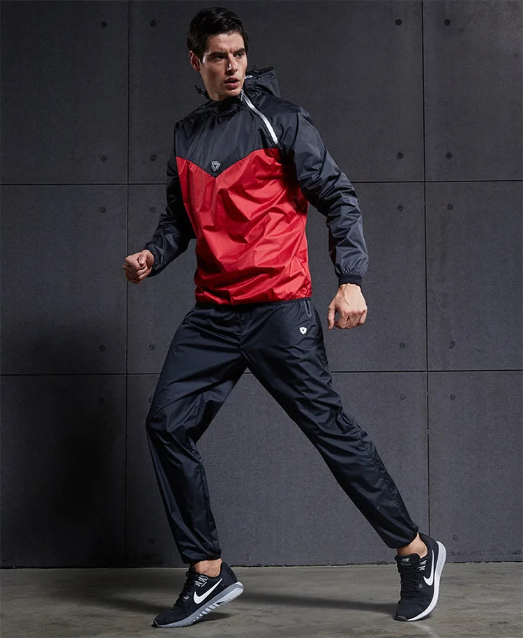 High Quality Men's Slimming High Waist Workout Pants PU Coated Hot Sweat Sauna for Fitness Sports Weight Loss Feature