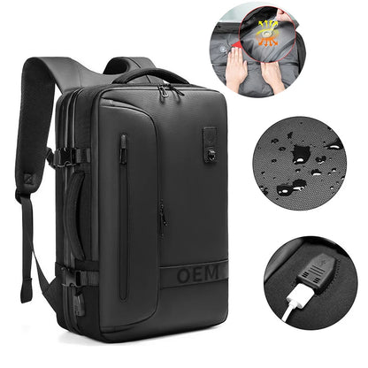 Large Capacity  Backpack Multi-Functional Business Vacuum Travel Backpack Oxford Cloth Dry and Wet Separation Travel Bag